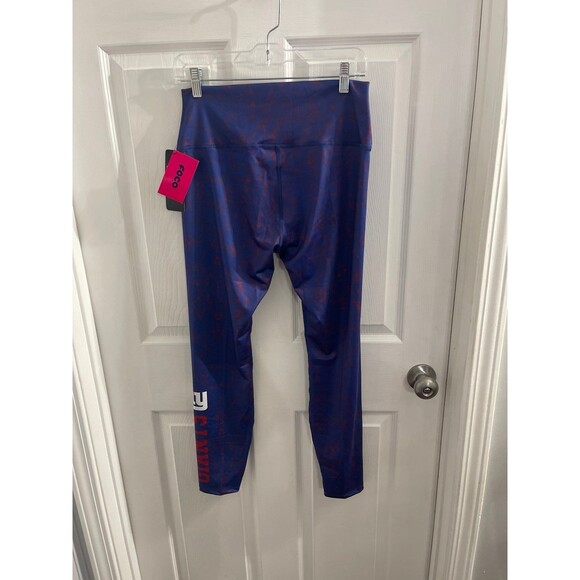 FOCO New York Giants NFL Team Color Cloud Leggings  Size X-Large New - Picture 4 of 8